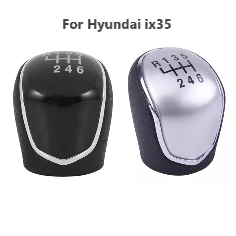 

6 Speed Gear Shift Knob Car Auto Manual Shifter Lever Stick Head Handball for Hyundai IX35 2012 2013 2014 2015 2016 Accessories