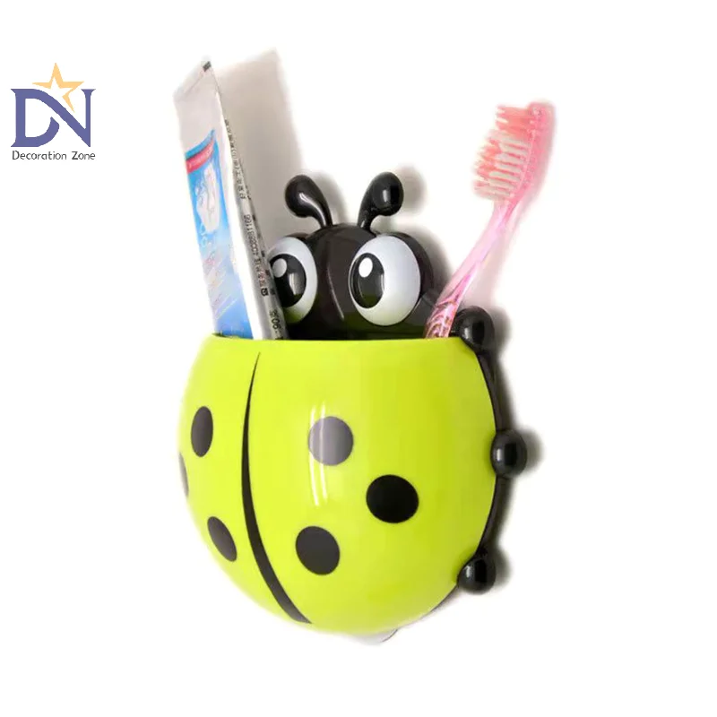 Cartoon Bathroom Toothbrush Toothpaste Storage Rack Seven Stars Ladybug Animal Insect Toothbrush Holder Toothbrush Holder Cup