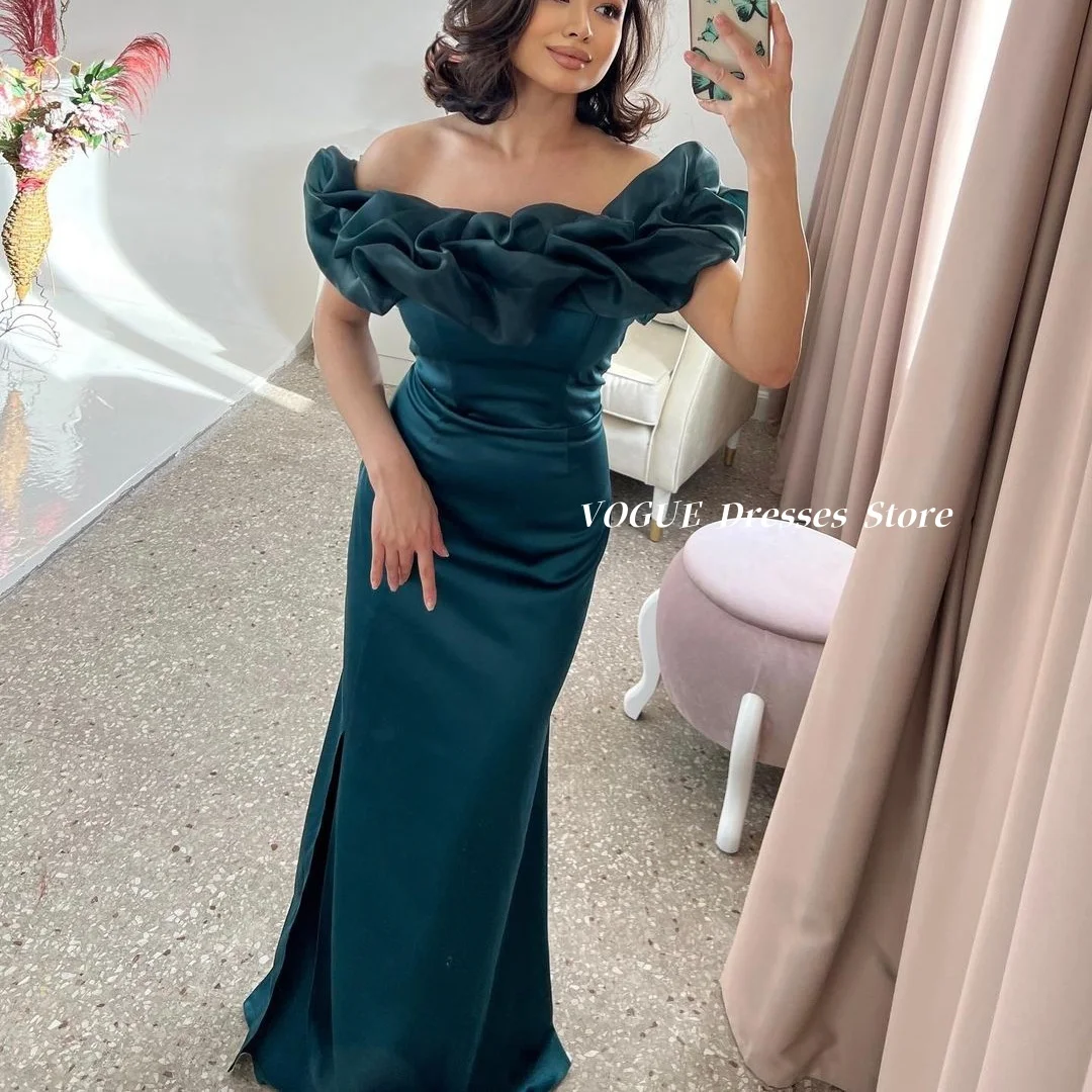 

Off Shoulder Mermaid Prom Dresses for Women with 3D Fold Elegant Evening Dresses 2025 فساتين للمناسبات الخاصة Customized