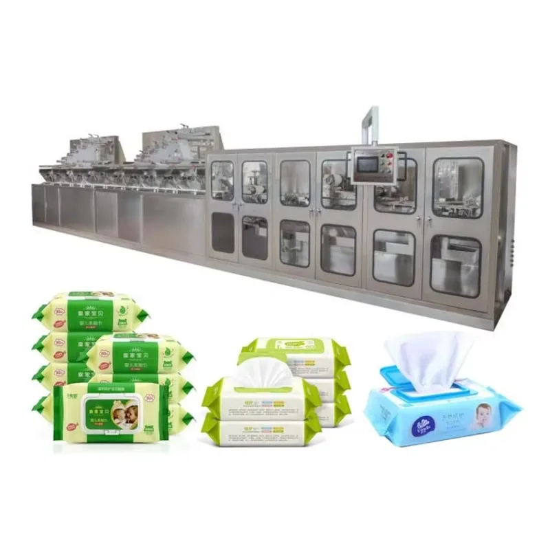 Hot Product Wet Wipes Machine Production Line Automatic Single Sheet Wet Wipes Making Machine Wet Tissue Production Line