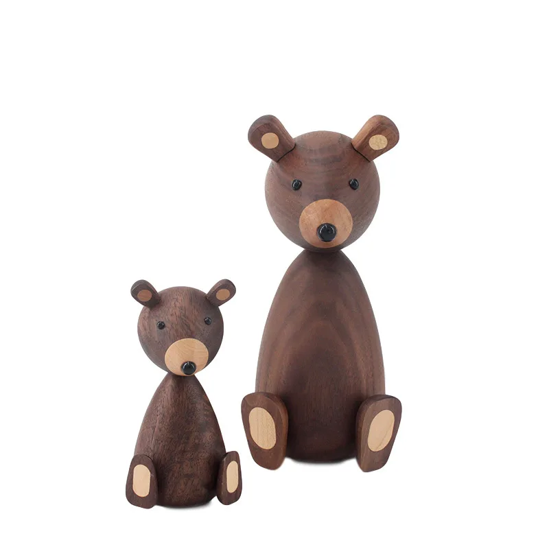 

Fashion Simple Solid Wood Large Squirrel Quality Home Wood Crafts Decoration