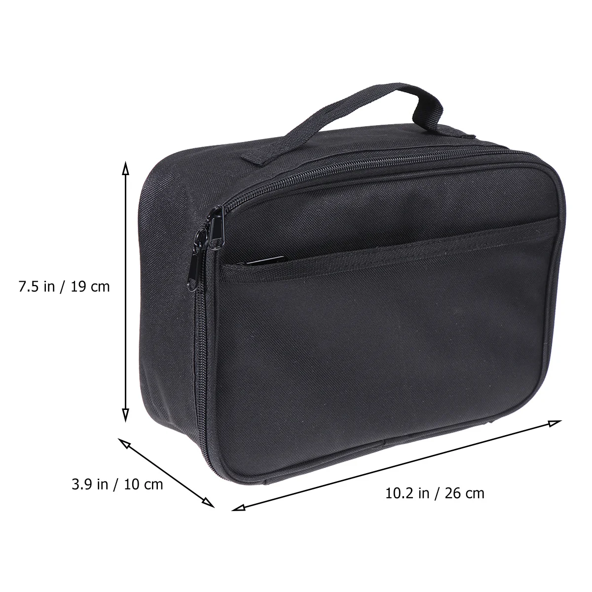 사각형 단열 도시락 가방 옥스포드 원단 벤토 토트 휴대용 보온 쿨러 대용량 학교 소풍 야외 작업용