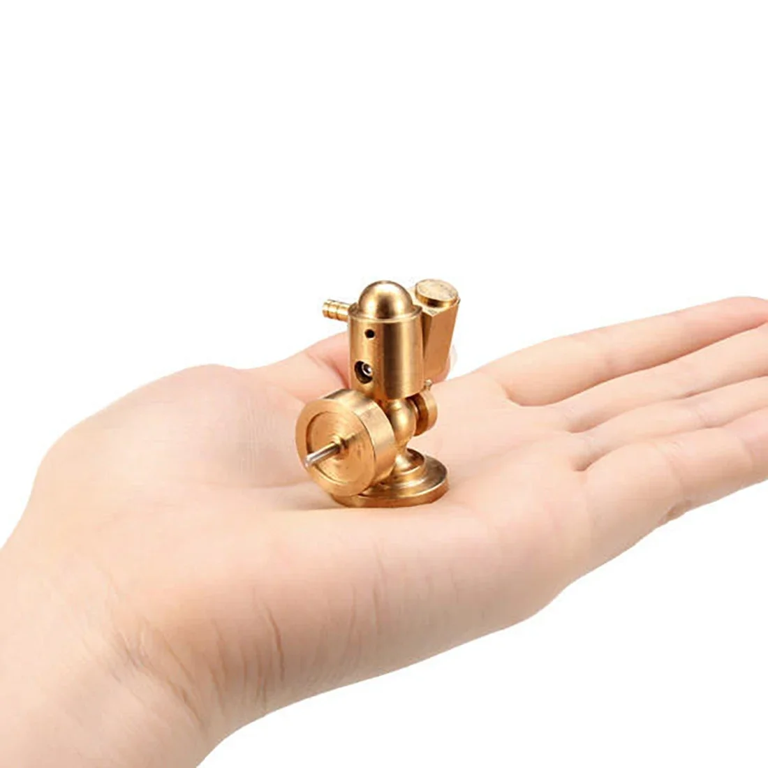 Mini Single Cylinder Pure Copper Steam Engine Model Toy For Engine Power On Ship Model Physical Science Experiment Toys