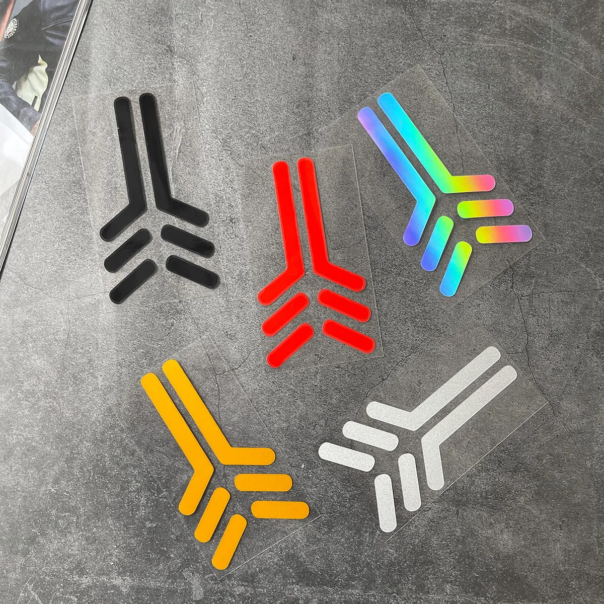 Waterproof Sunproof Vinyl Car Front Decoration Stickers – Eyebrow and Eyelash Style Decals for Car or Motorcycle Head Front Face