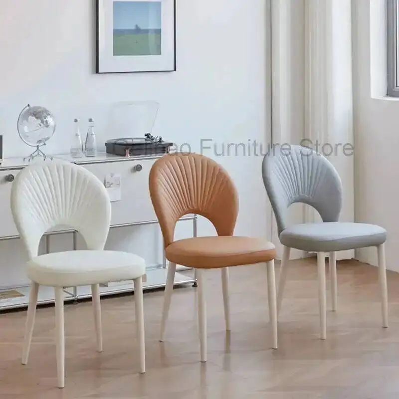 

Dining Portable Nordic Minimalist Lounge Chairs Clear Makeup Dining Chairs Dressing Restaurant Accent Stoel Balcony Furniture
