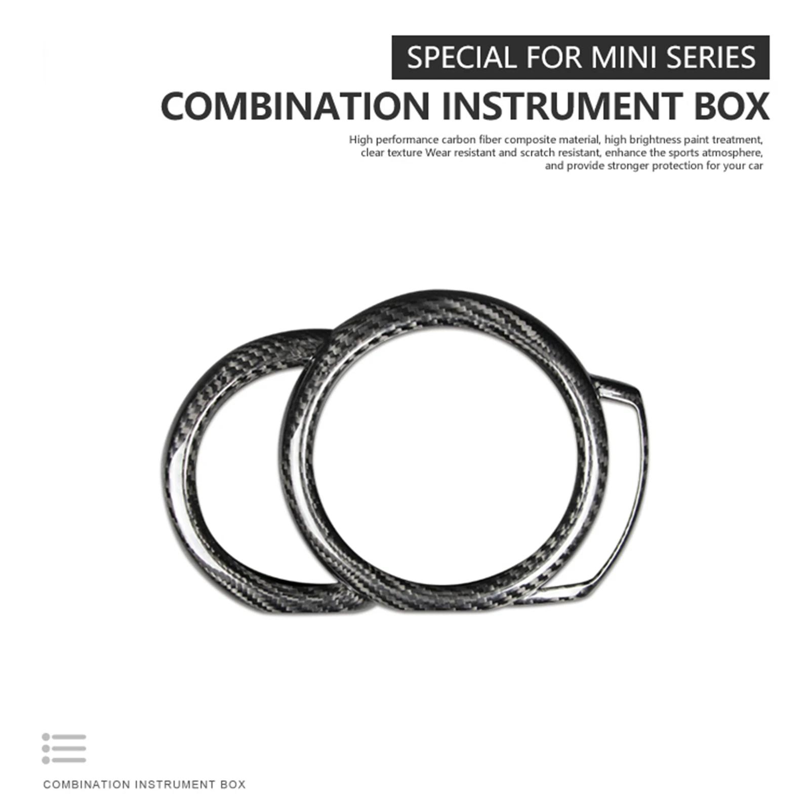 

Внутренний прибор автомобиля, крышка спидометра, наклейка, рамка, отделка для Mini Cooper Clubman Estate F54 F55 F56 F57 Countryman F60