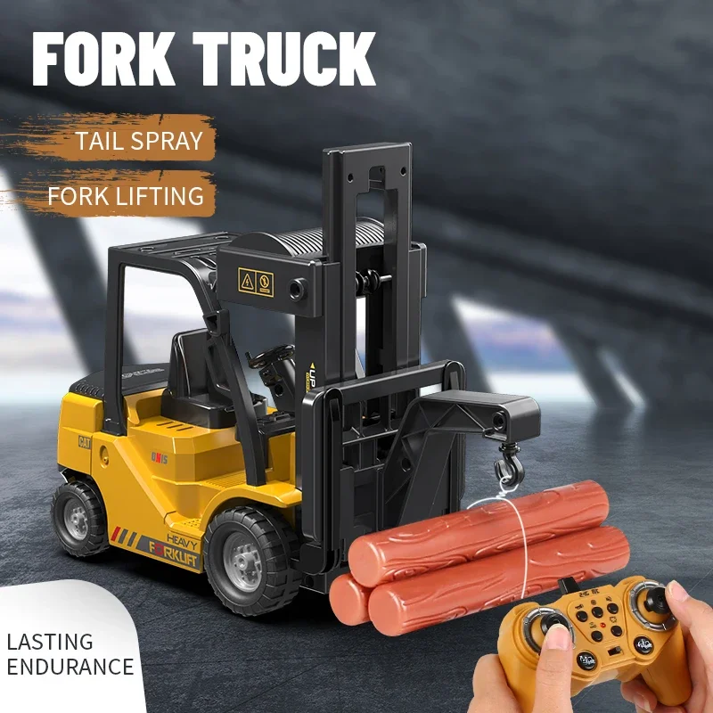 

RC Forklift 2.4G Children Toys Remote Control Cars Toys for Boys Cranes Liftable Stunt Car Electric Vehicle for Kids Gift