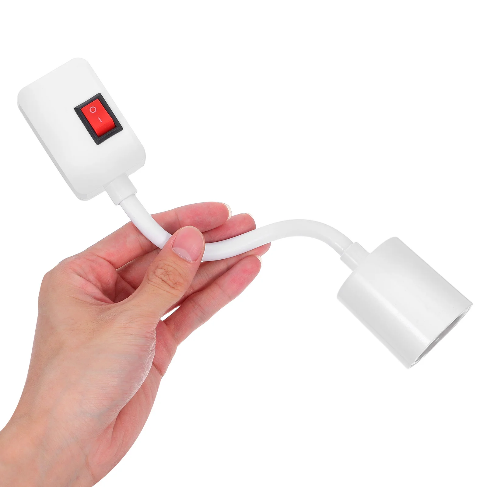 

2 шт. универсальный вращающийся керамический держатель лампы, гибкая шея, регулируемый адаптер для лампочки, розетка для домашнего офиса, чтения