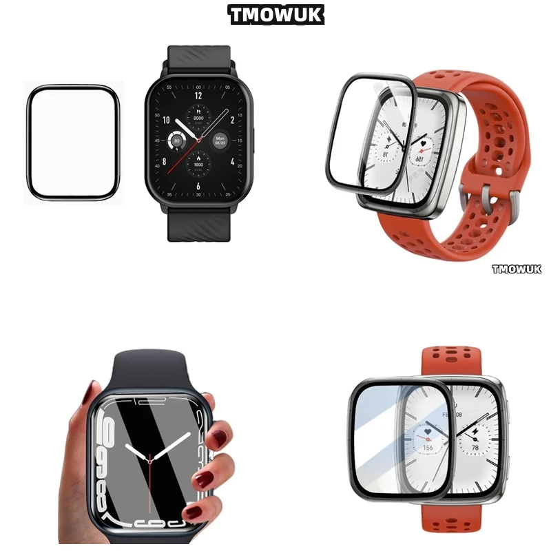 

For Amazfit Active 2 Square High Sensitivity Soft Film - Anti-Scratch HD Protector With Self-Healing Technology