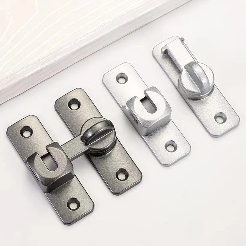 90 Degree Window Drawers Cabinet Locks Stainless Steel Hook Latch Barn Door Latch Bolt Hooks Sliding Gate Buckles Hardware
