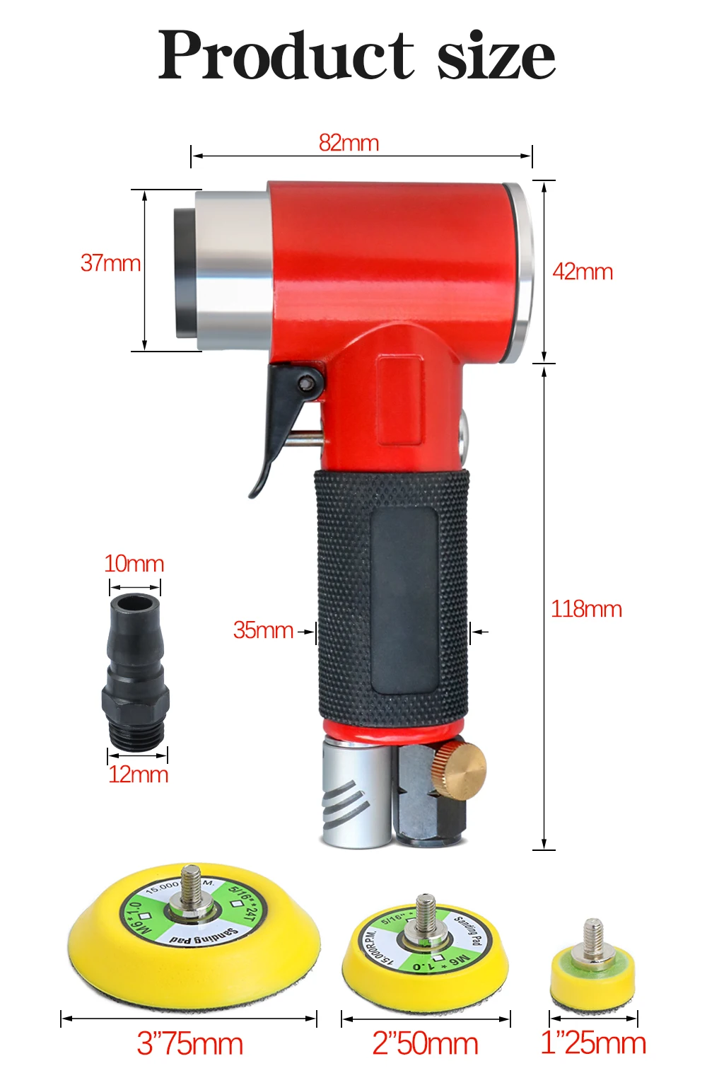 Orbit Air Sander Mini Pneumatic 1\