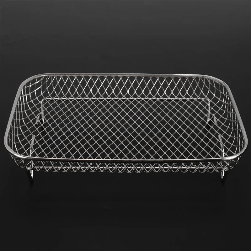 

FO-Air Fryer Rack For Ninja Dual Air Fryer, 3-Layer Food Dehydrator Rack Toast Rack Grill Air Fryer Accessories