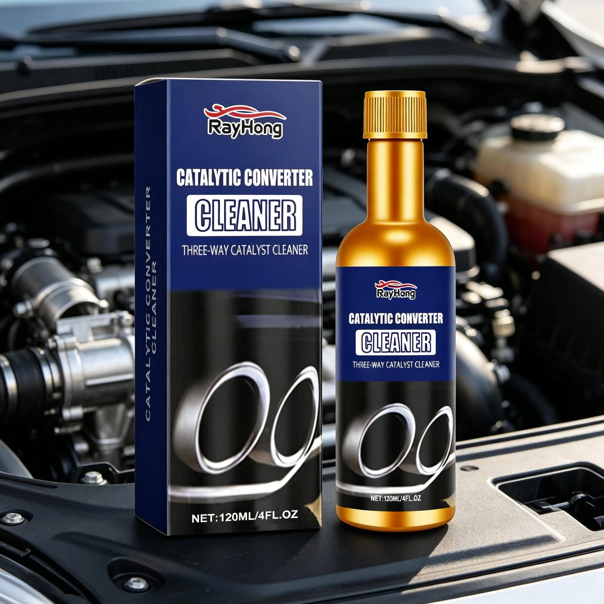 Car Catalytic Converter Cleaner Removes Deposits Improves Engine Performance Reduce Fuel Consumption Duct Carbon Removal Cleaner