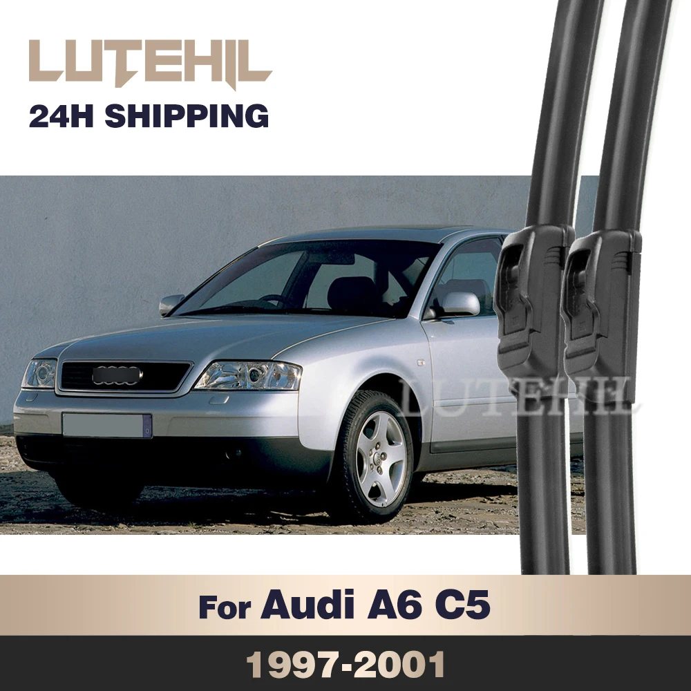 

For Audi A6 C5 1997-2001 1998 1999 2000 Wiper Front Wiper Blades Windshield Windscreen Window Brush 22"+22"