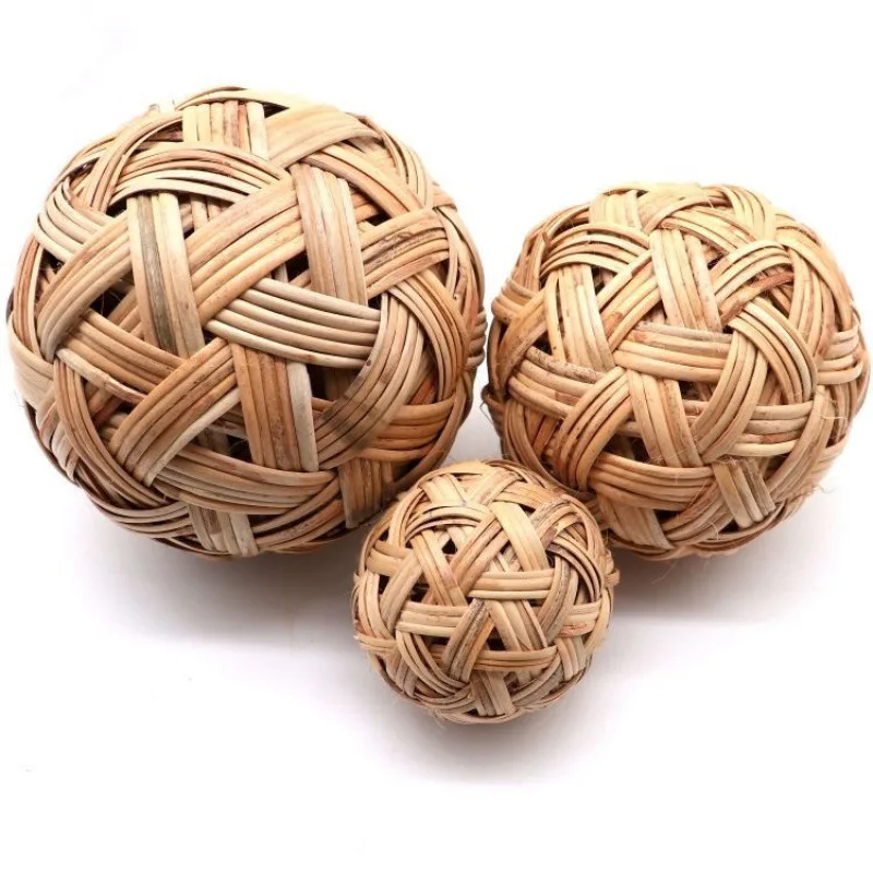 

Rattan Ball Ancient Cuju Ball Hand Woven Bamboo Ball Traditional Cultural Souvenir Performance Display Prop