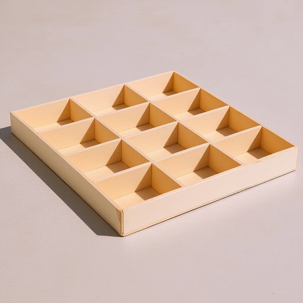 

Wooden Jewelry Storage Plate Creative Compartments Desktop Organizer for Rings Earrings Bracelets Keys Home Display