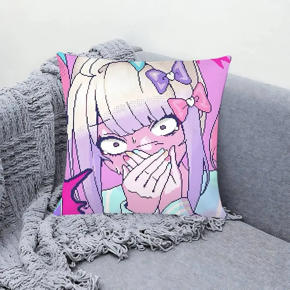 Needy Streamer Overload-S Pillow Case Sofa And Living Room Decorative Cushion Covers Dust-proof And Mite-proof Invisible Zipper