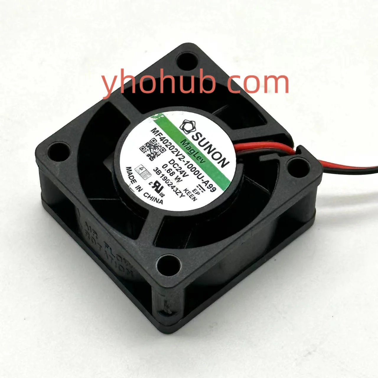 

SUNON MF40202V2-1000U-A99 DC 24V 0.68W 40x40x20mm 2-Wire Server Cooling Fan