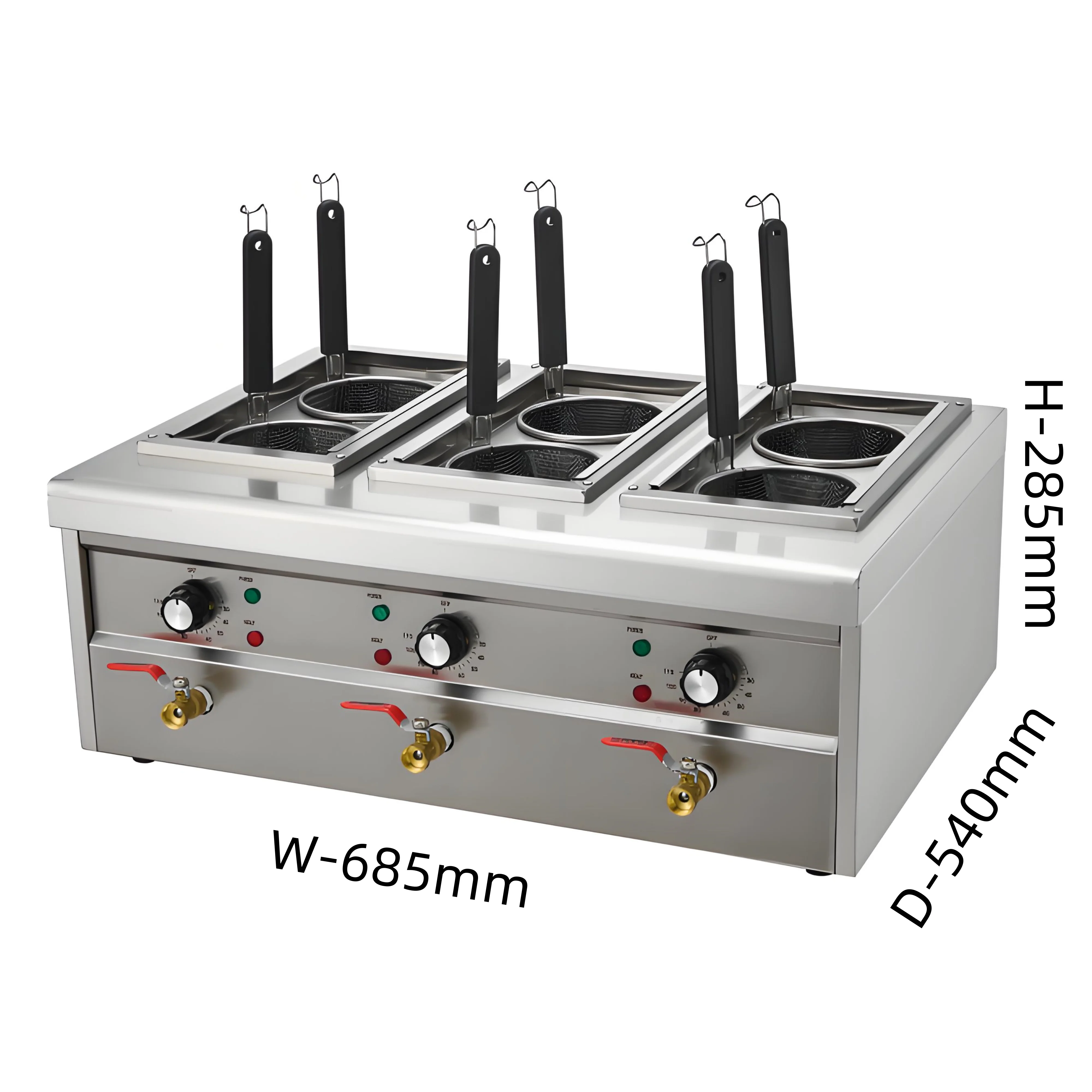Restaurant Equipment - Six Head Electric Multifunctional Hot Pot Portable Electric Noodle Boiler Cooking Machine