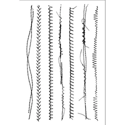 Line Transparent Clear Stamps for DIY Scrapbooking/Card Making Fun Decoration Supplies A0315