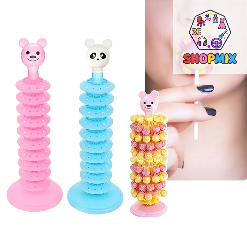 Soporte para paletas de varias niveles, soporte ajustable para paletas, estante de exhibición para fiesta, postre, soporte de secado con ventosa, Base, soportes para dulces