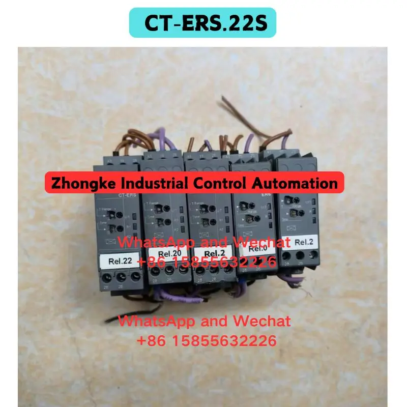 Used OEM disassembled parts CT-ERS.22S time relay Functional test OK Fast delivery