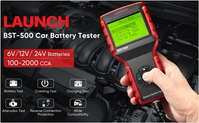 LAUNCH BST-500 BST500 12V 24V Car Battery Tester Diagnostic Tool Cranking and Charging System Test take place of bst-360 bst-560