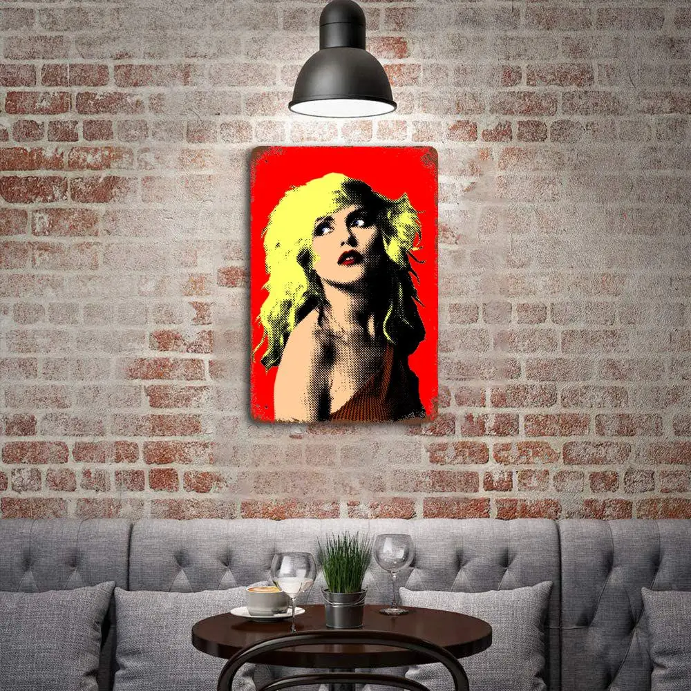 Blondie Camp Funtime metal Decor Poster Vintage Tin Sign Metal Sign Decorative Plaque for Pub Bar Man Cave Club Wall Decoration