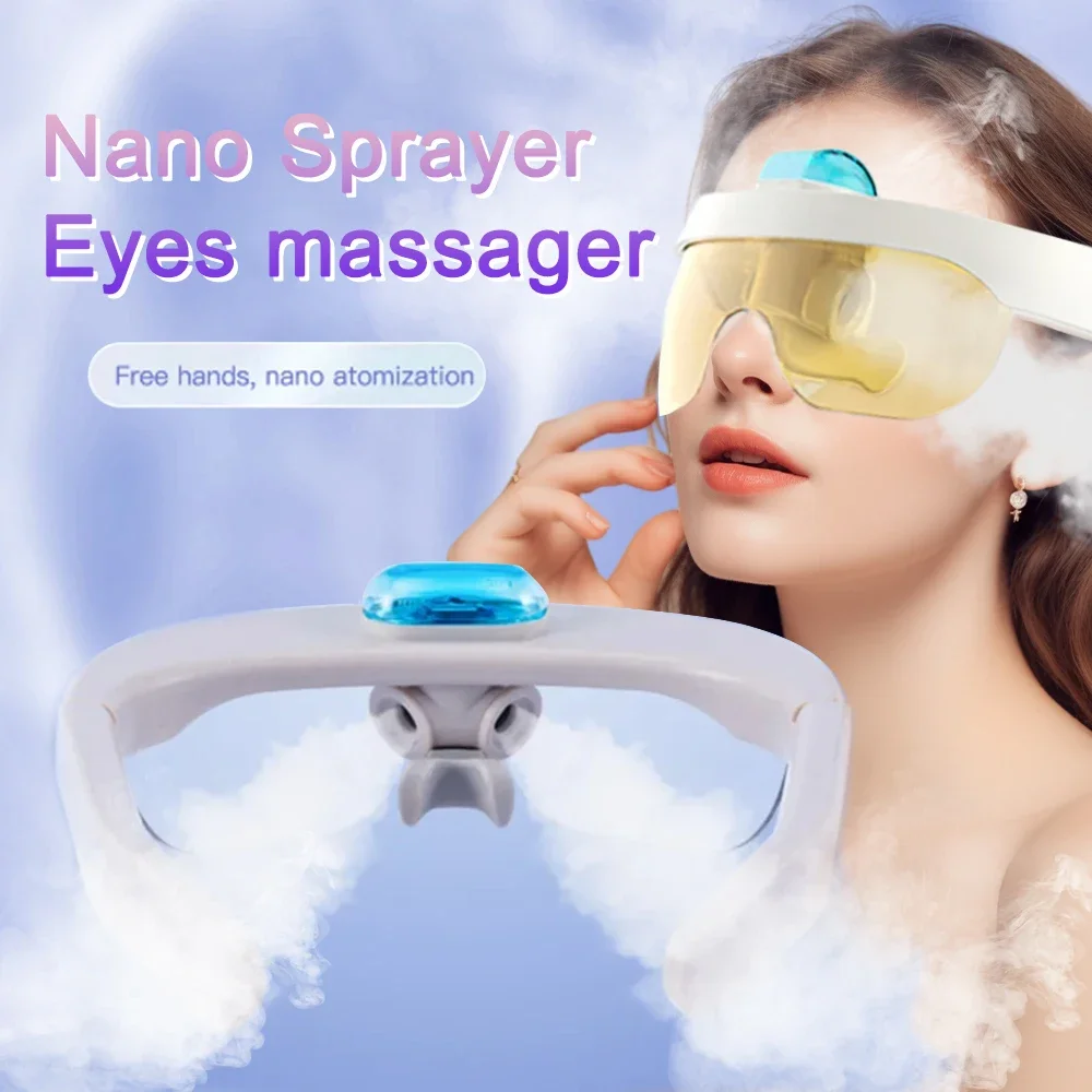 

Eyes Nano Sprayer Electric Eye Moistening Device Ice Cooling Steam Eye Mask Hydrating Soothing Relief Tired Protecting Eyesight