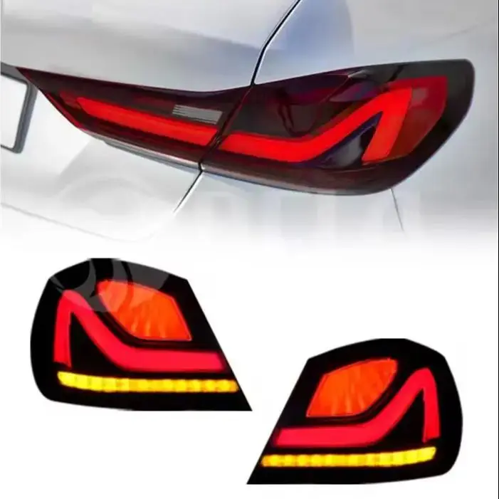 لسيارات BMW 1 Series F40 مجموعة المصابيح الخلفية الضوء الخلفي الداخلي الشفاف 2019-2022