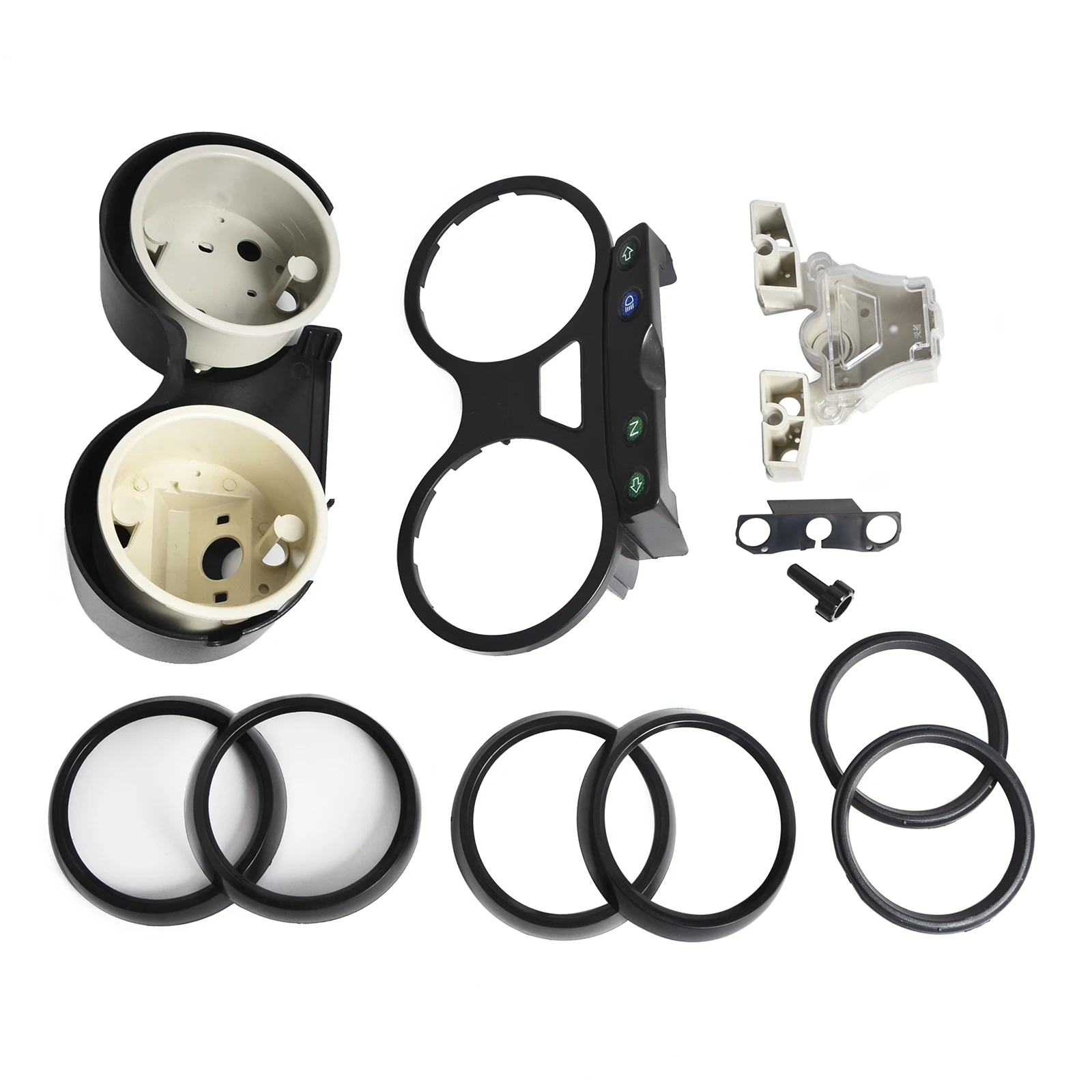 For Yamaha YBR125ED 2005-2009 Speedometer Tachometer Gauge Cover YBR 125 YBR 125ED 2005 2006 2007 2008 2009