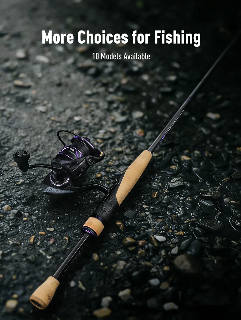 KINGDOM Worm Blade PRO Angelrute 1,9-2,13M Kohlefaser-Rute T1100G M40X M46X Fuji Guide Ultraleichte Spinn- und Wurfangelrute – Detail 11