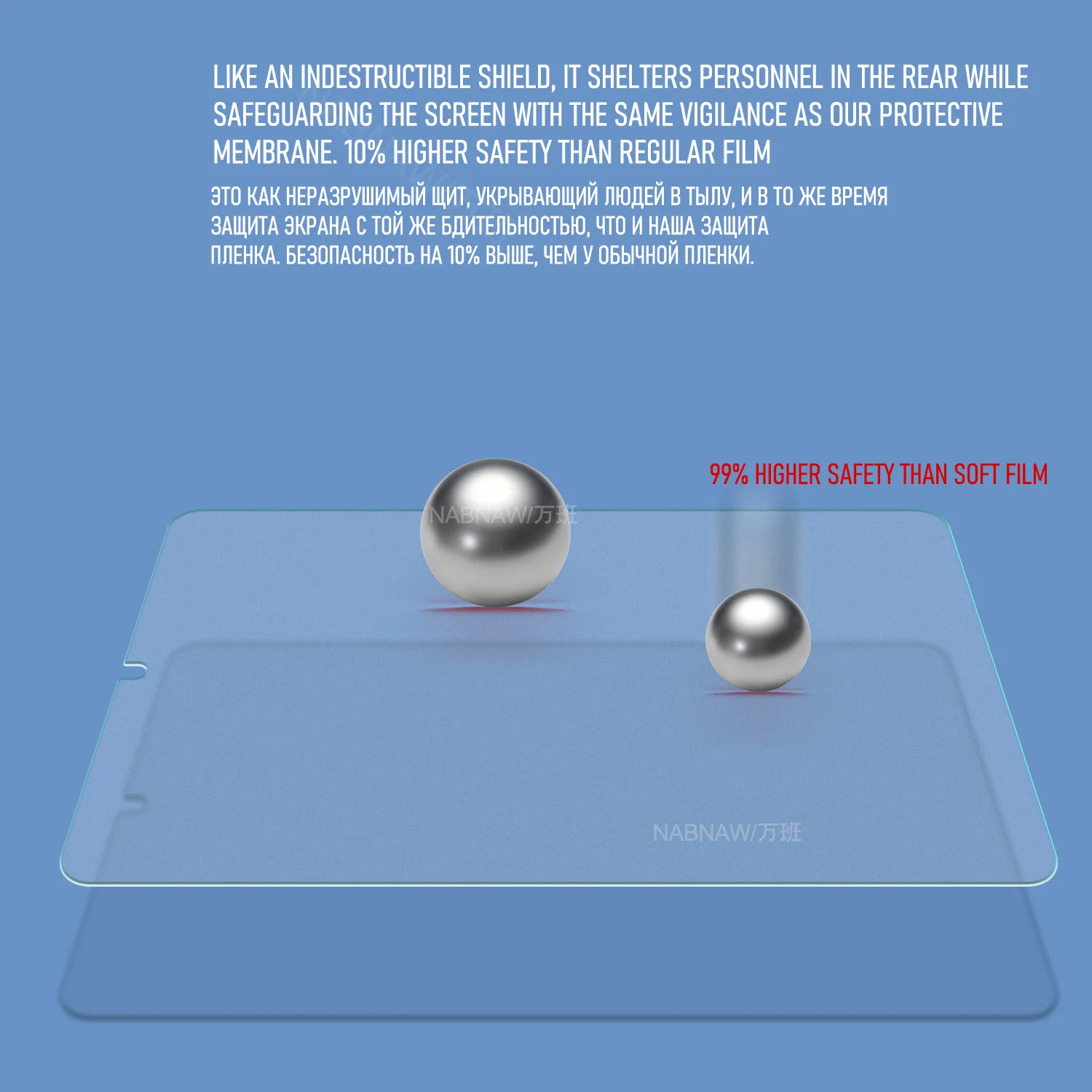 Für iPlay 80 Mini Pro Full HD Displayschutzfolie aus gehärtetem Glas auf dem Tablet iPlay 80 MiniPro 8.4 Anti Scratch 9H Film 2er-Pack – Detail 2