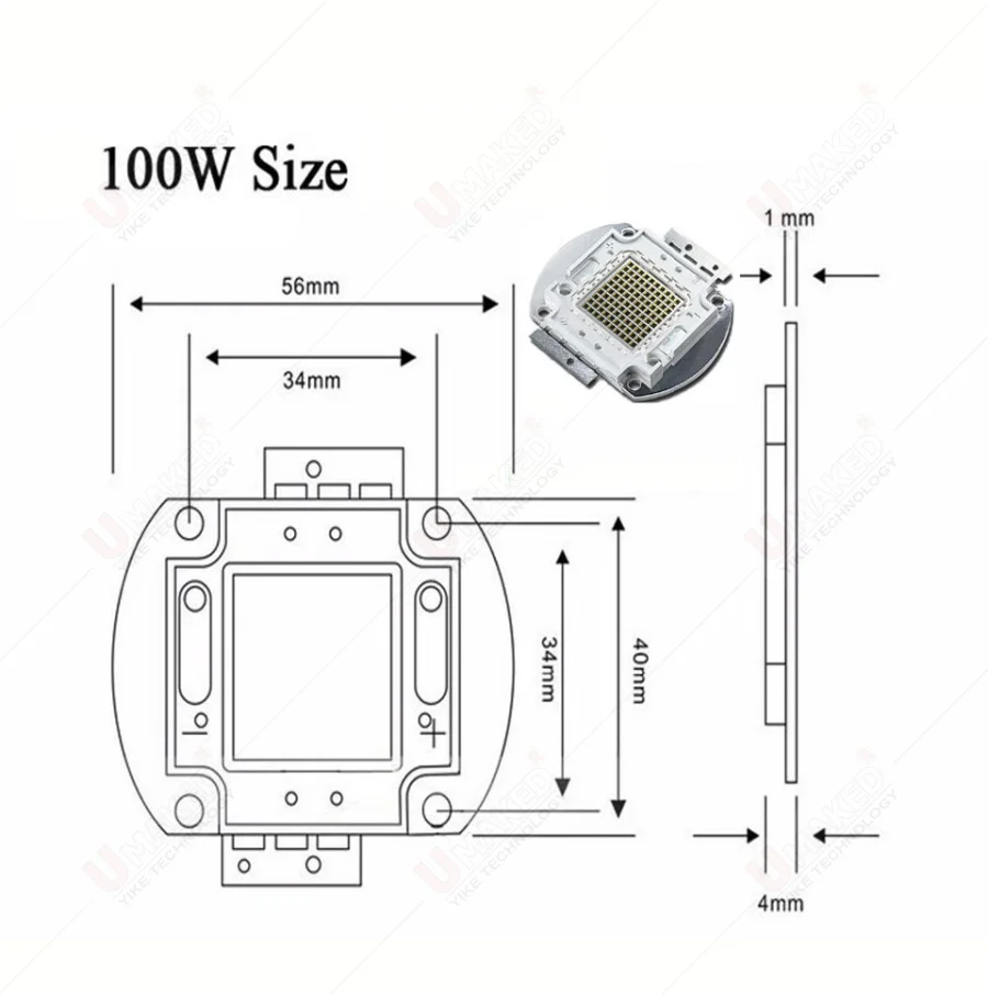 High Power Intensity Led Chip Infrared Far Red Light Bulb Lamp Bead 3W 5W 10W 20W 30W 50W 100W Smd Cob 730Nm 850Nm 940Nm Ir Led