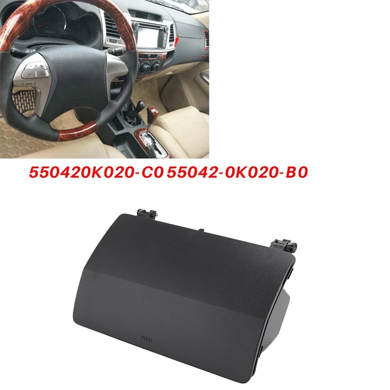 LHD Upper Instrument Storage Box 55042-0K020-B0 For Toyota Hilux Vigo Mk6 Mk7 Fortuner Dashboard Glove Box 550420K020