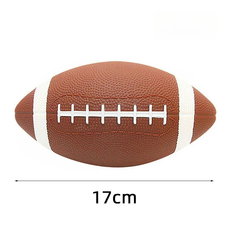17/21 سنتيمتر كرة القدم الأمريكية الرجبي الشباب نفخ الجلود الكرة لعبة مرحلة ما قبل المدرسة طالب فريق لعبة التدريس الكرة الأطفال الكرة #5