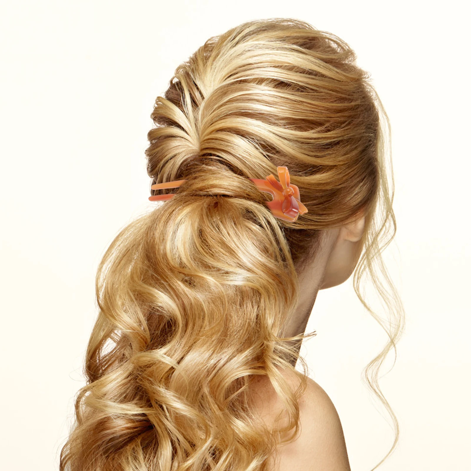 

Vintage Hairpin Acetic Acid U Shape Bow Decorative Accessories Girls Women Retro Stylish Shaped Hairpin For Hairstyles