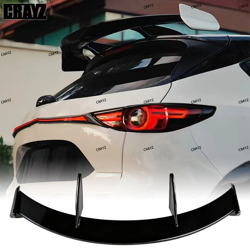 

Для Mazda CX-5 CX5 2018 2019 2020 2021 2023 2024 2025 задний спойлер на крышу, крыло из углеродного волокна, багажник, крыло, спойлер, автомобильный GT Styling