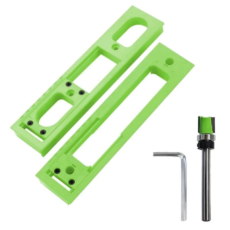 RABIT AS59~ Concealed Hinge Router Template Slotting Cutter Tool Convenient For 5.3-7.8 Inch Doors