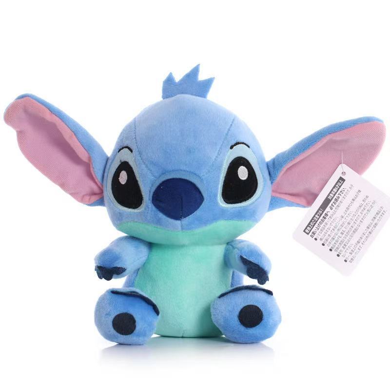  20cm Original Plush Stitch Baby Movie Cartoon Model Doll Children Action Figures Stuffed Toys Pendant Gifts 