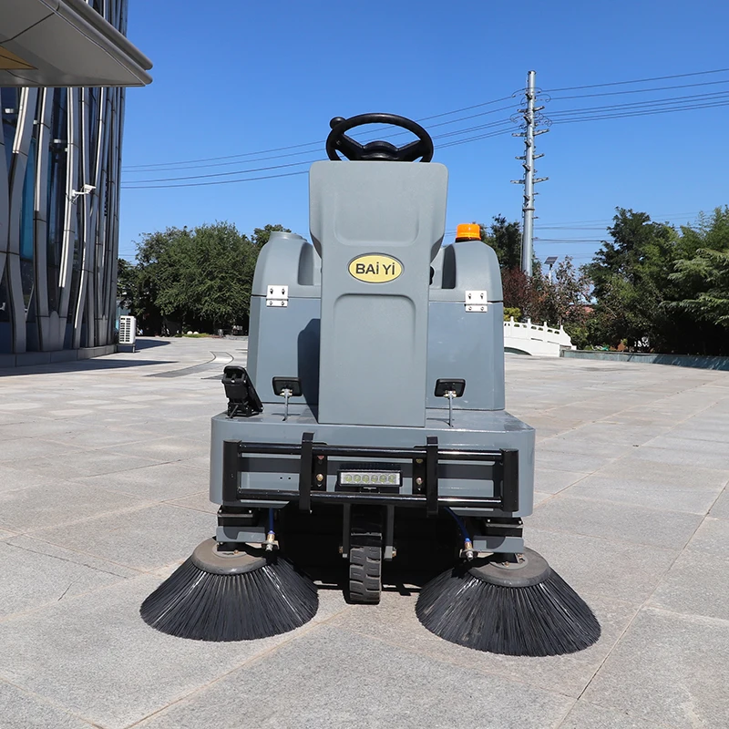 Pure Electric Cleaning Machine Source Factory Floor Vacuum Sweeper Ride-On Floor Sweeper