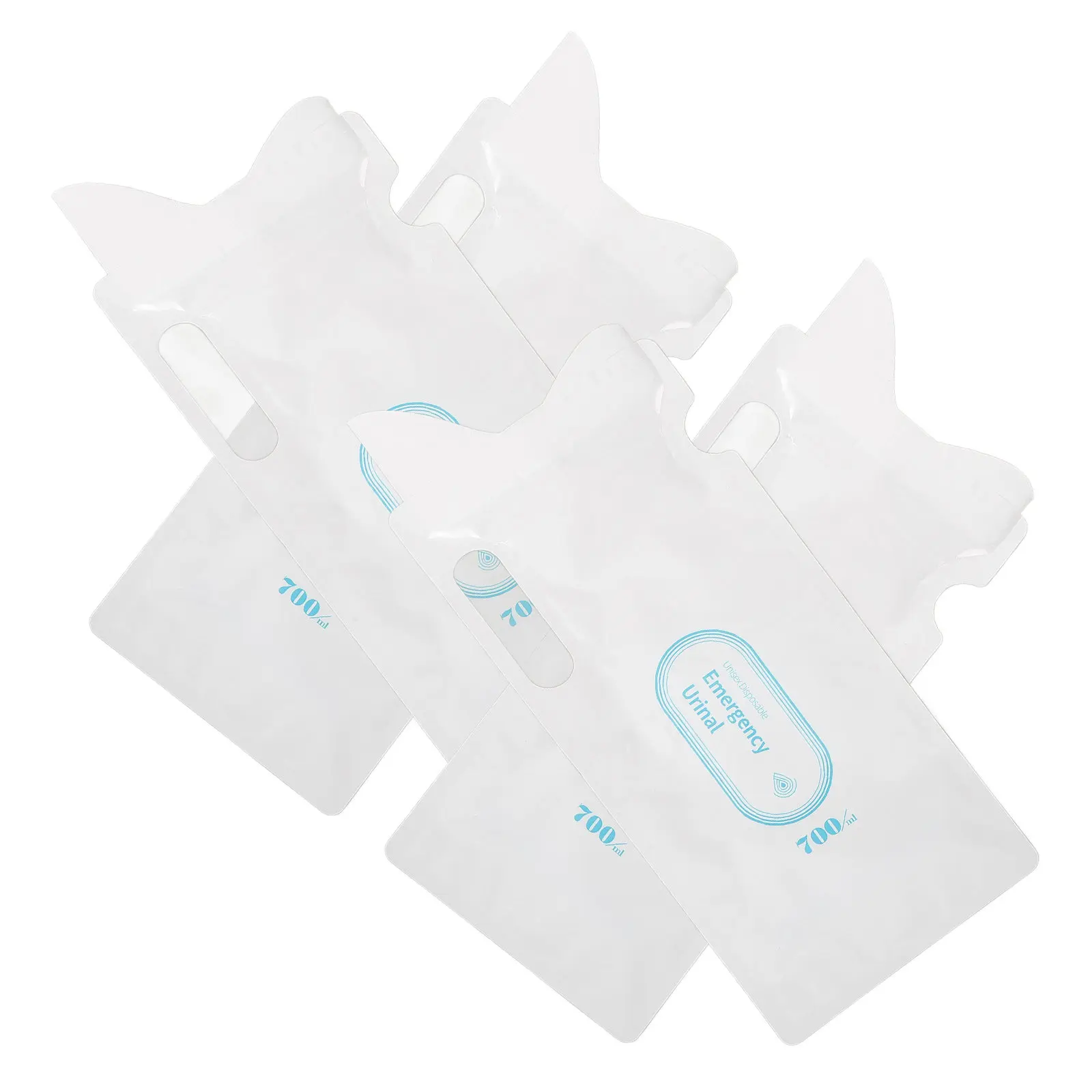 

4 шт. портативных одноразовых мочеприемников для автомобиля, походов, путешествий, кемпинга, для мужчин и женщин, удобные в использовании