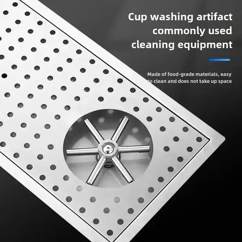 

Головка смесителя для ополаскивания стекла из нержавеющей стали для бара, отеля, кафе, ресторана, автоматическая мойка чашек, очиститель для раковины, кухонные аксессуары