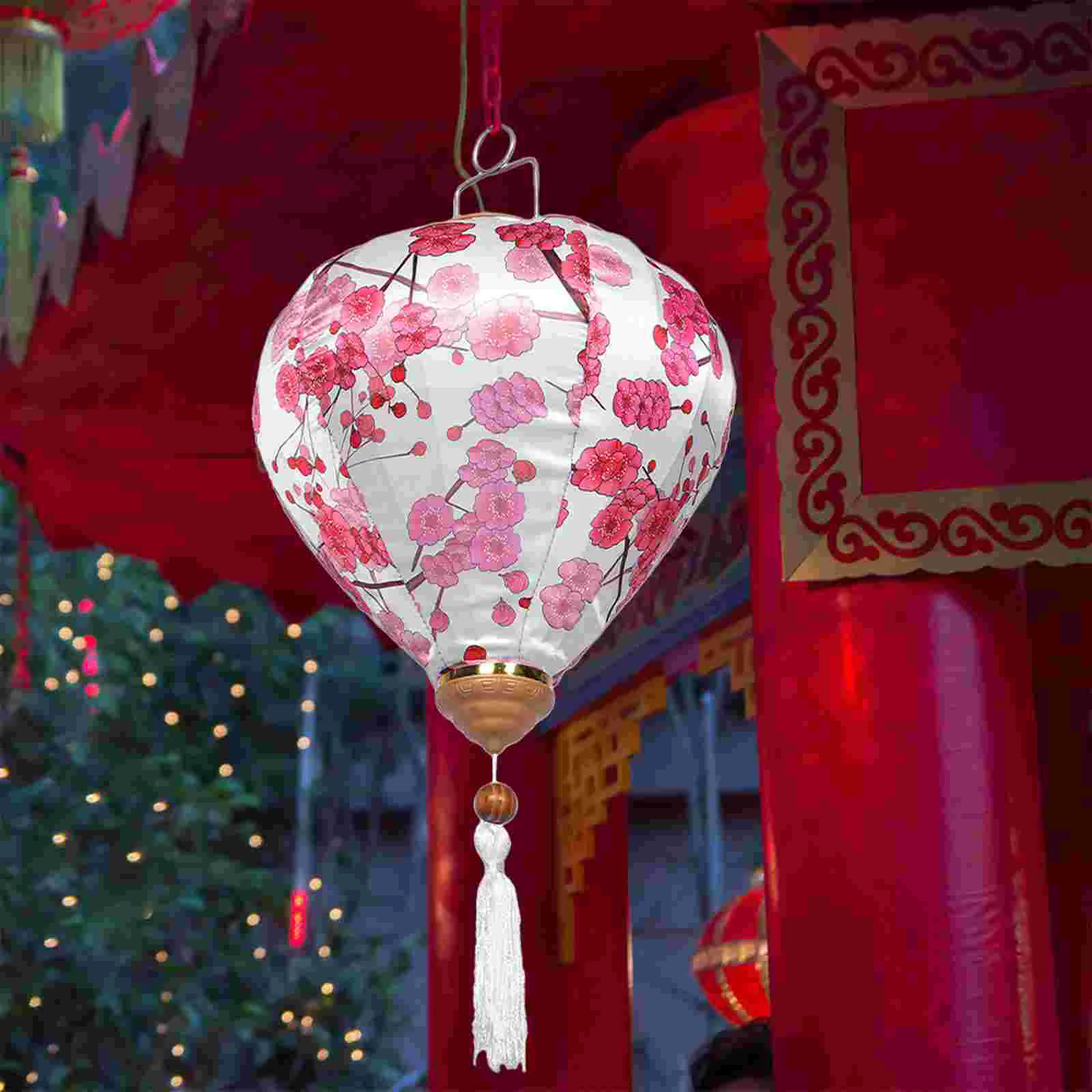 

Lantern Japanese Paper Silk Lanterns Decorative Chinese Celebration for Garden Wedding Branches