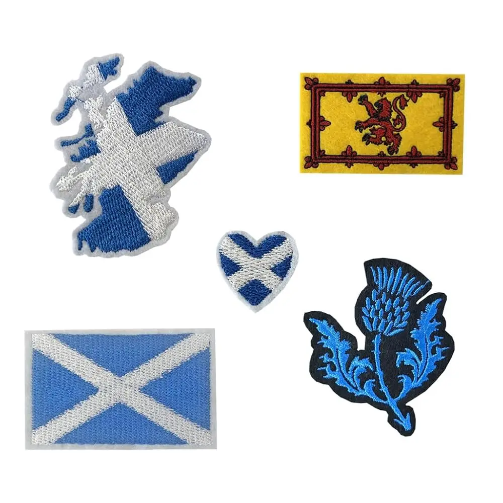 

Scottish Lion Flag Embroidery Patch - Iron On or Sew On by Inking House