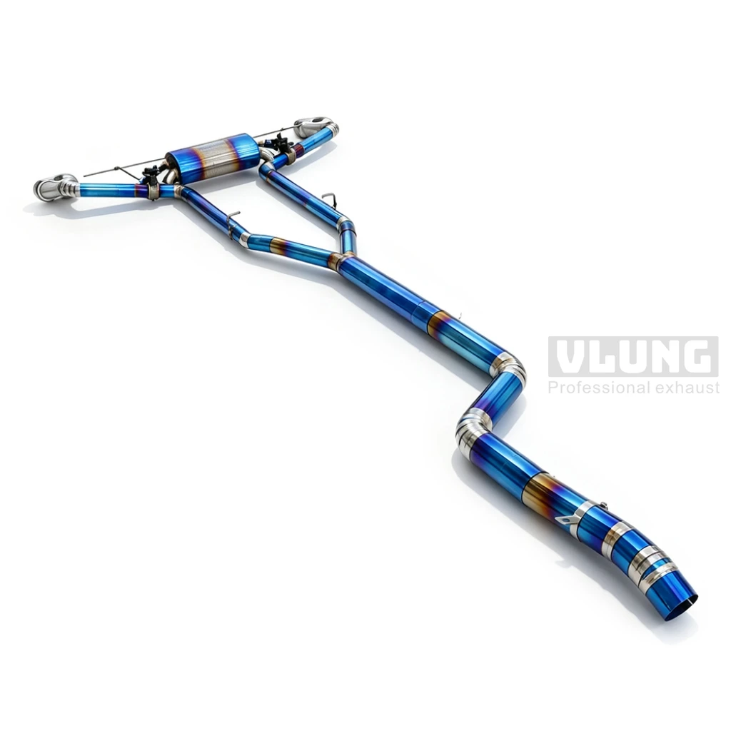Valve Controlled Cat Back Exhaust for BMW X5 X6 G05 G06 2.0T 2018-2023 Stainless Steel X5M X6M Look Four Outlet Exhaust