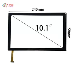 Black 10.1 inch Compatible P/N CX447D FPC-V01 V02 VO1 VO2 Tablet capacitive touch screen digitizer sensor Touch Screen 45Pin