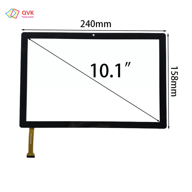 Czarny 10,1-calowy kompatybilny P/N CX447D FPC-V01 V02 VO1 VO2 Tablet pojemnościowy ekran dotykowy czujnik digitalizatora ekran dotykowy 45Pin