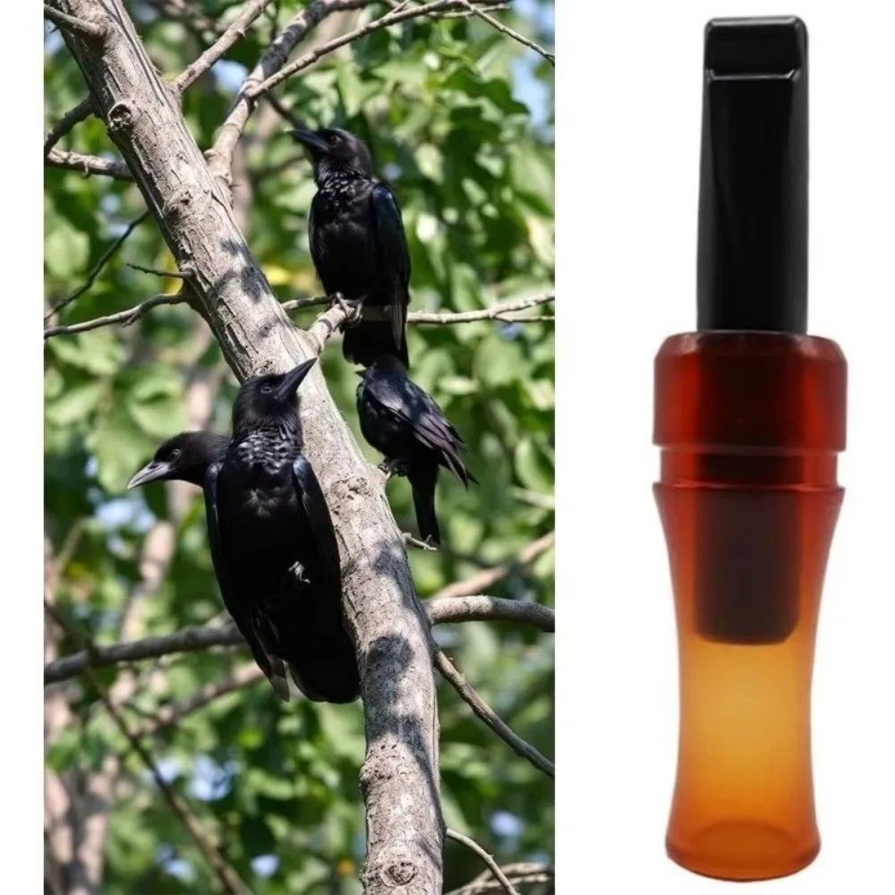 Realistic Sounds Crow Caller Brown Color Original Sound Bird Call Whistle Simulate Sound Crow Luring Whistle Outdoor