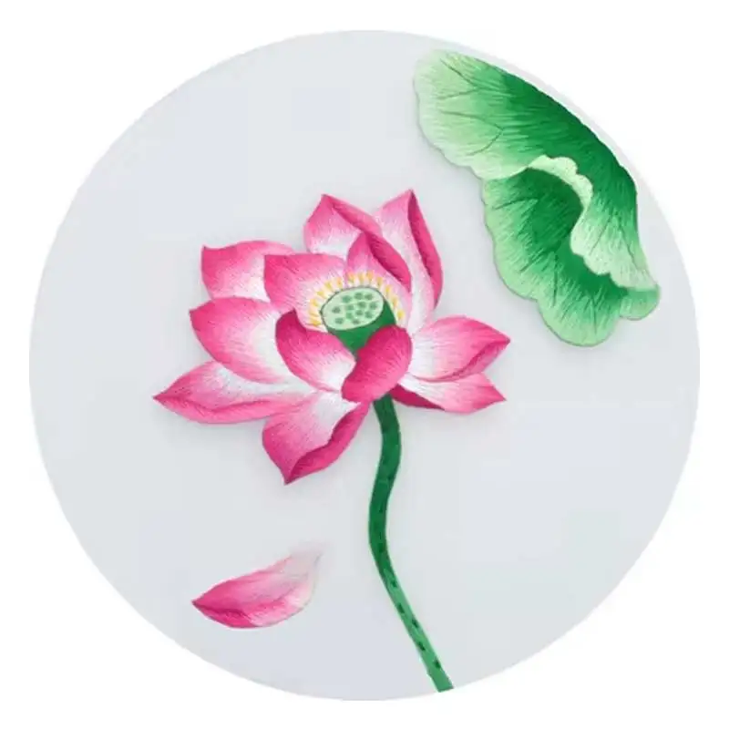 100% silk thread  Embroidery kit /Su embroidery embroidery handmade self-embroidered diy beginner kit  /Cross Stitch Kits / 002
